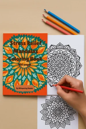 stress-relief-mandalas-mockup Stress Relief Mandalas Coloring Book image