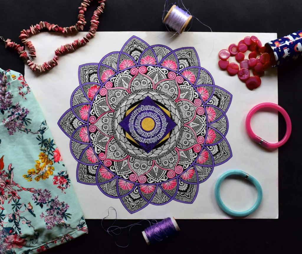 Whispering shades mandalas